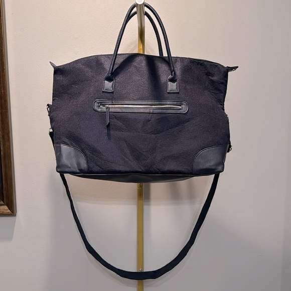 DSW blue duffel weekender bag EUC - Picture 1 of 12